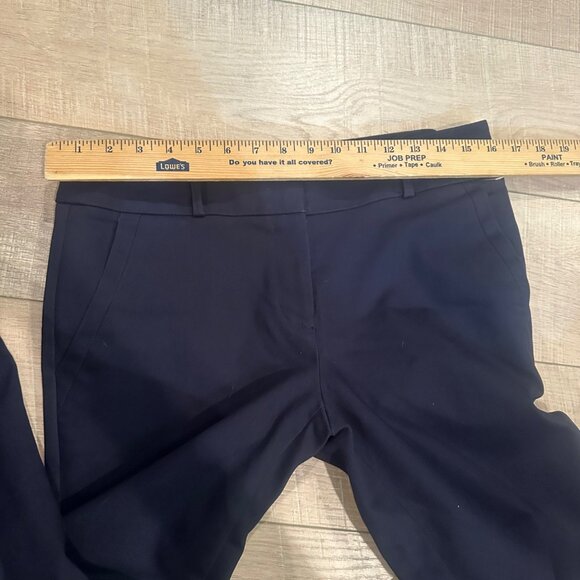 Ann Taylor Loft Womens Navy Dress Pants Size 4 Marissa Skinny - Picture 4 of 9